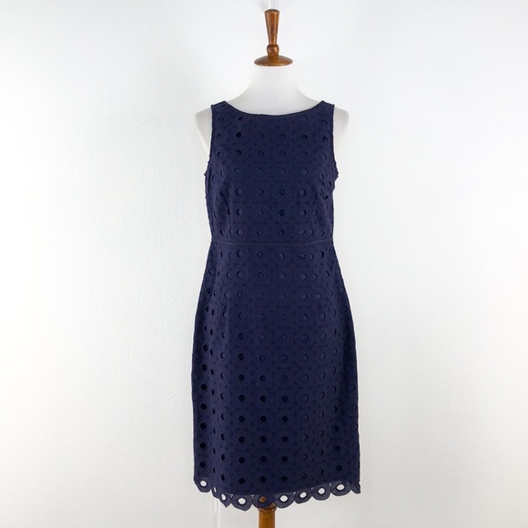 Boden Dresses & Skirts - Boden Limited Edition Navy Eyelet Lace Dress